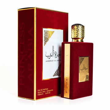 Asdaaf Ameerat Al Arab (Red) 100ml EDP – Floral Fruity & White Musk Princess Scent