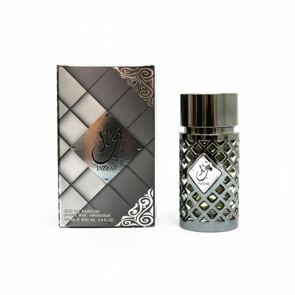 Jazzab Silver 100ml EDP – Fresh Citrus Aqua & Incense Cologne for Men