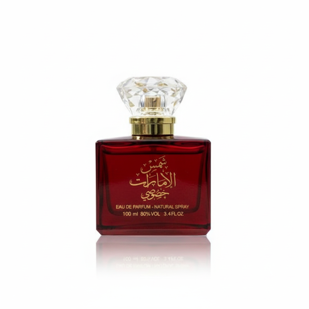 Shams Al Emarat Khususi 100ml EDP – Vanilla Apple & Warm Oud Spray