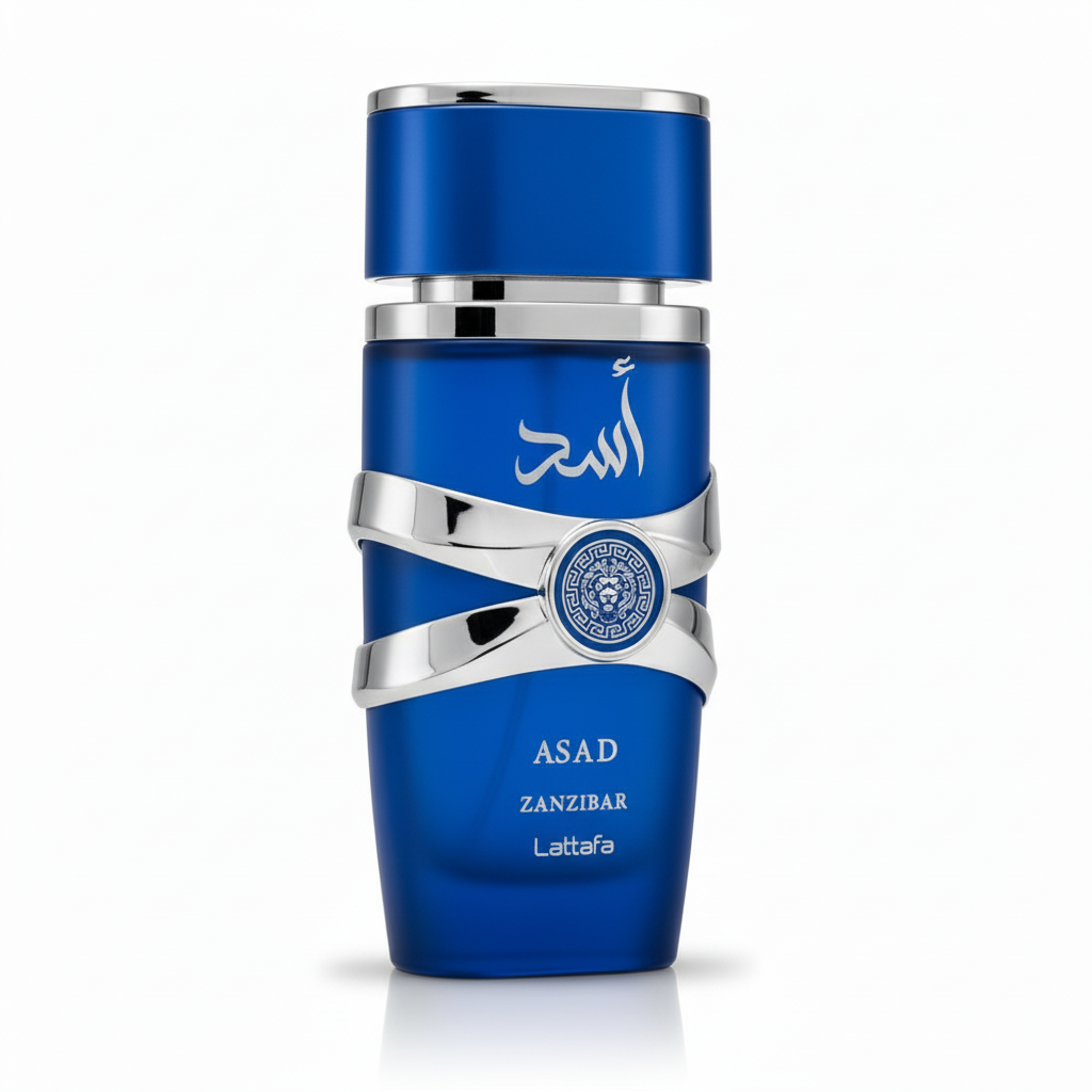 Lattafa Asad Zanzibar Eau de Parfum for Men – Spicy Coconut & Iris Scent