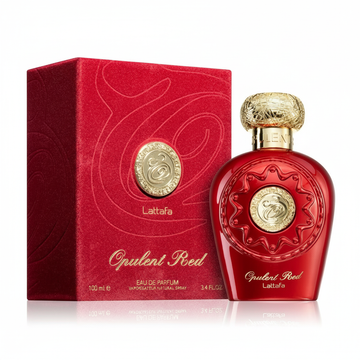 Lattafa Opulent Red EDP – Fruity Blood Orange & Cardamom Scent | Gourmand Unisex Perfume | 100ml