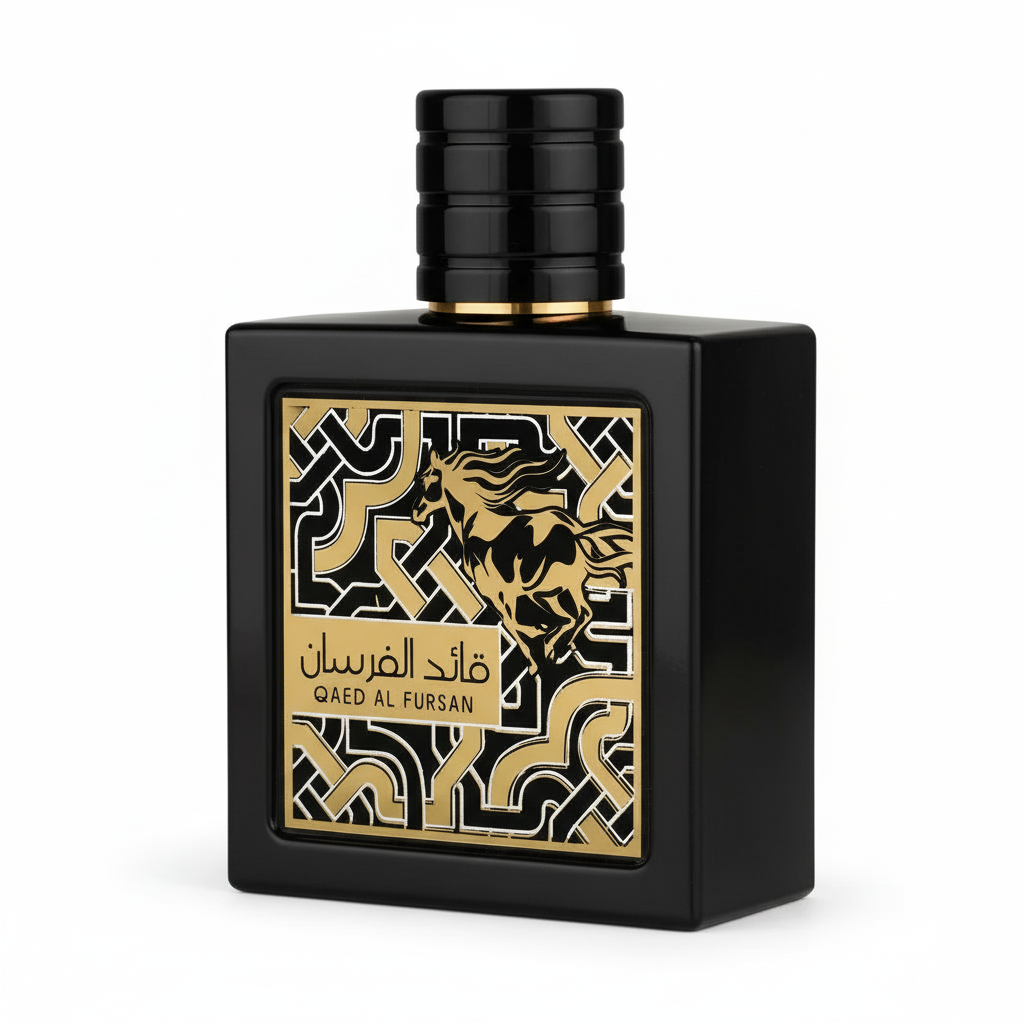 Lattafa Qaed Al Fursan – 100ml Sweet Pineapple & Wood Black Edition