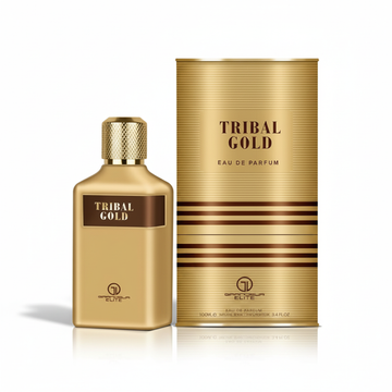 Tribal Gold EDP For Men 100ml – Luxurious Spicy Leather & Amber Perfume | Rich Evening Fragrance